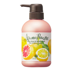 Aromatic Body Wash & Bubble Bath Set PG & WG (Pink & White Grapefruit Scent)