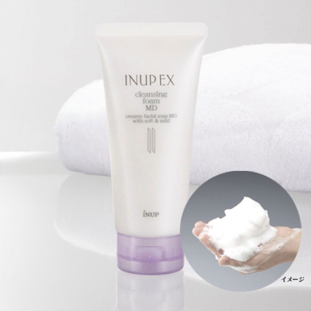 INUP EX Cleansing Foam MD 806 Facial Wash, Mild Acidity, Sensitive Skin (Quasi-drug)