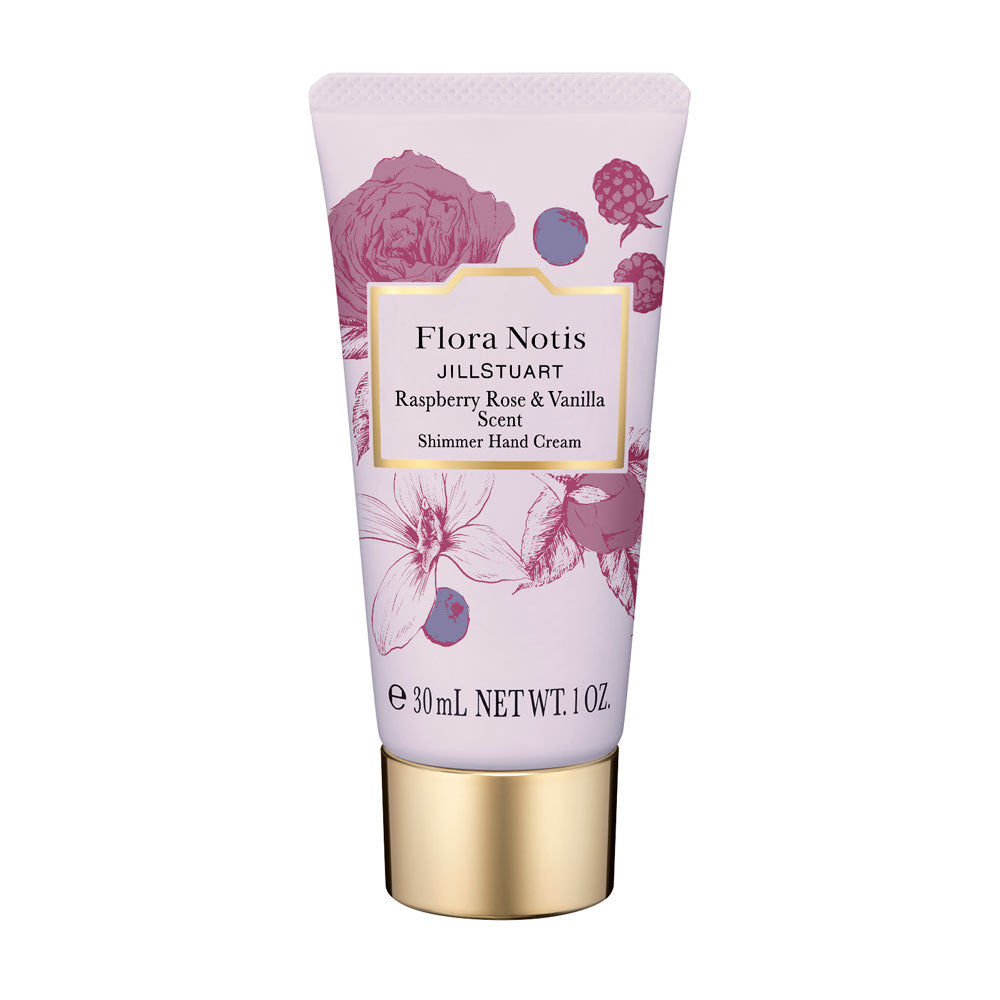 [Limited Quantity] Flora Notis JILL STUART Raspberry Rose & Vanilla Shimmer Hand Cream